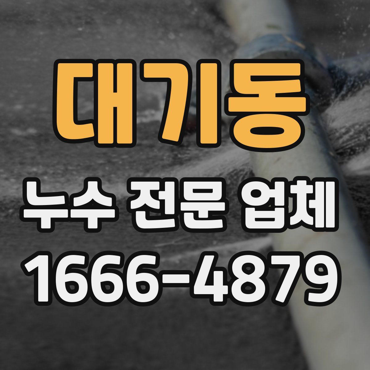 대기동 누수 전문 업체