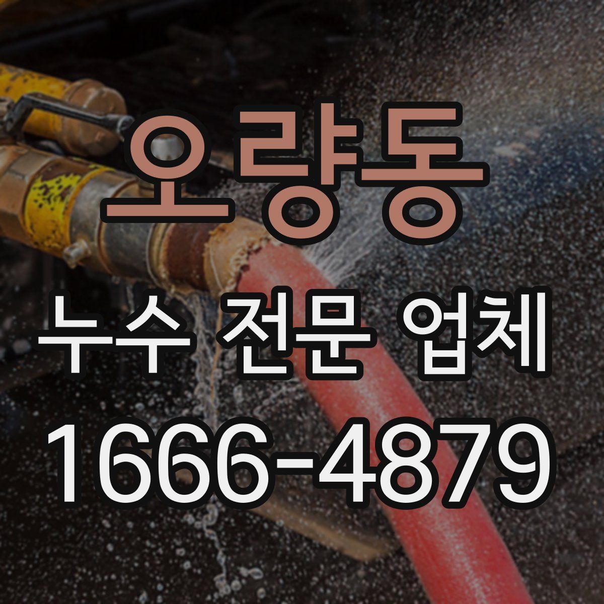 오량동 누수 전문 업체