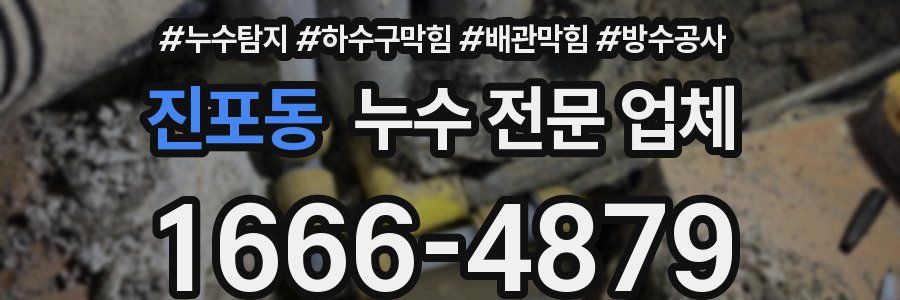 진포동 누수 전문 업체