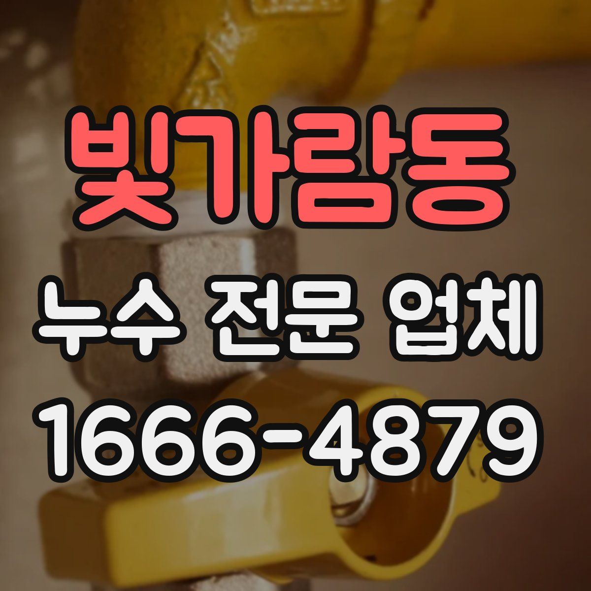 빛가람동 누수 전문 업체