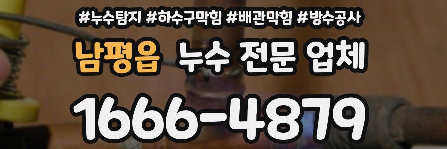 남평읍 누수 전문 업체