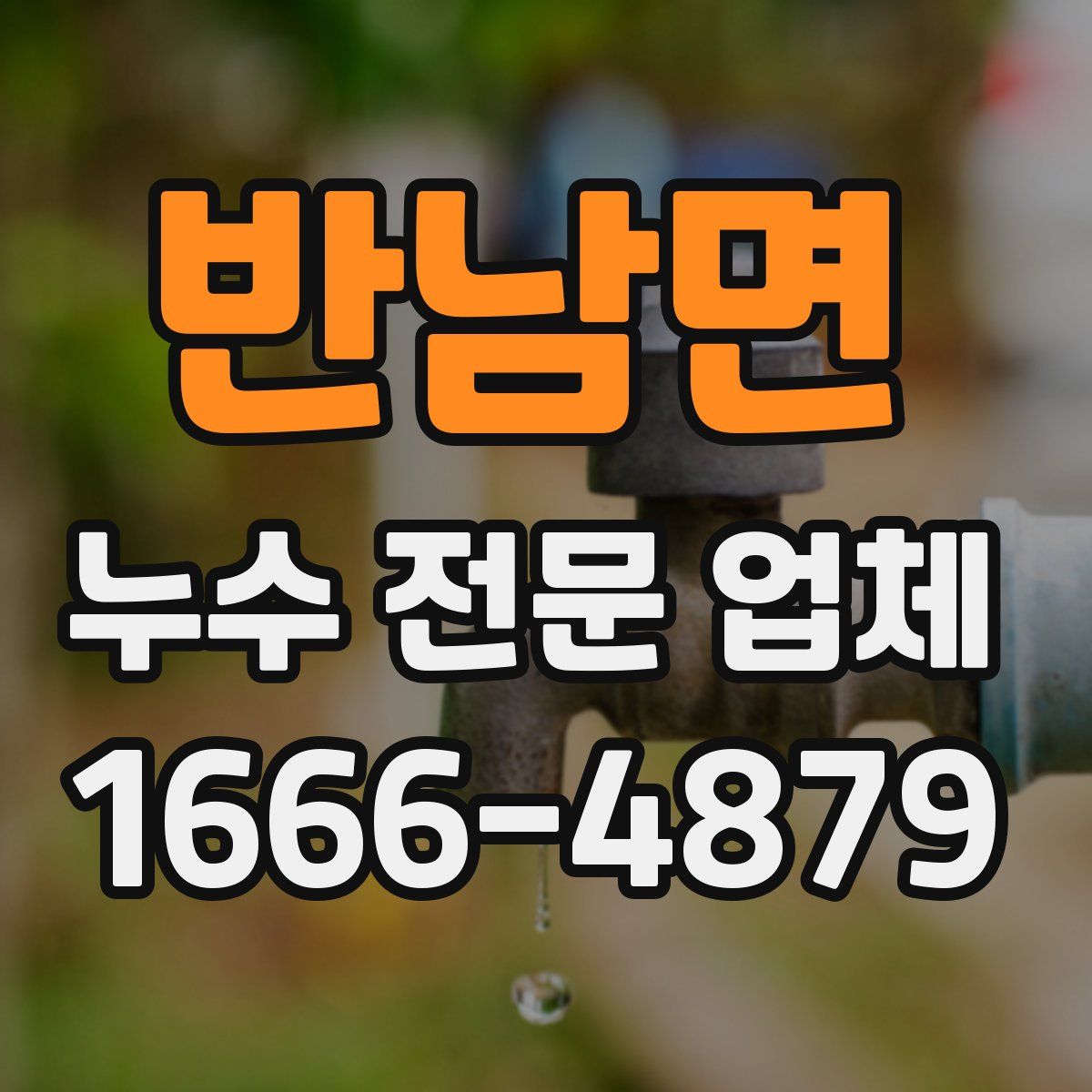 반남면 누수 전문 업체
