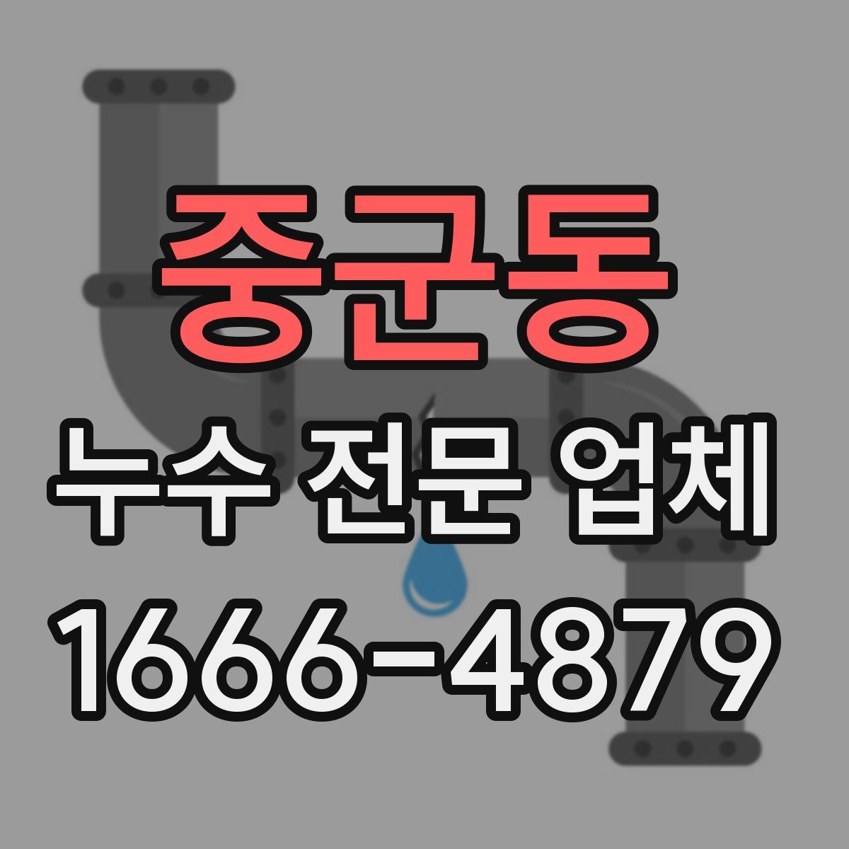 중군동 누수 전문 업체