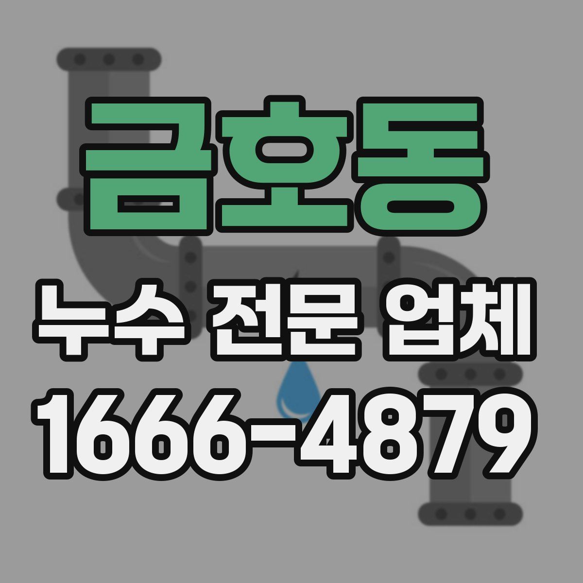 금호동 누수 전문 업체