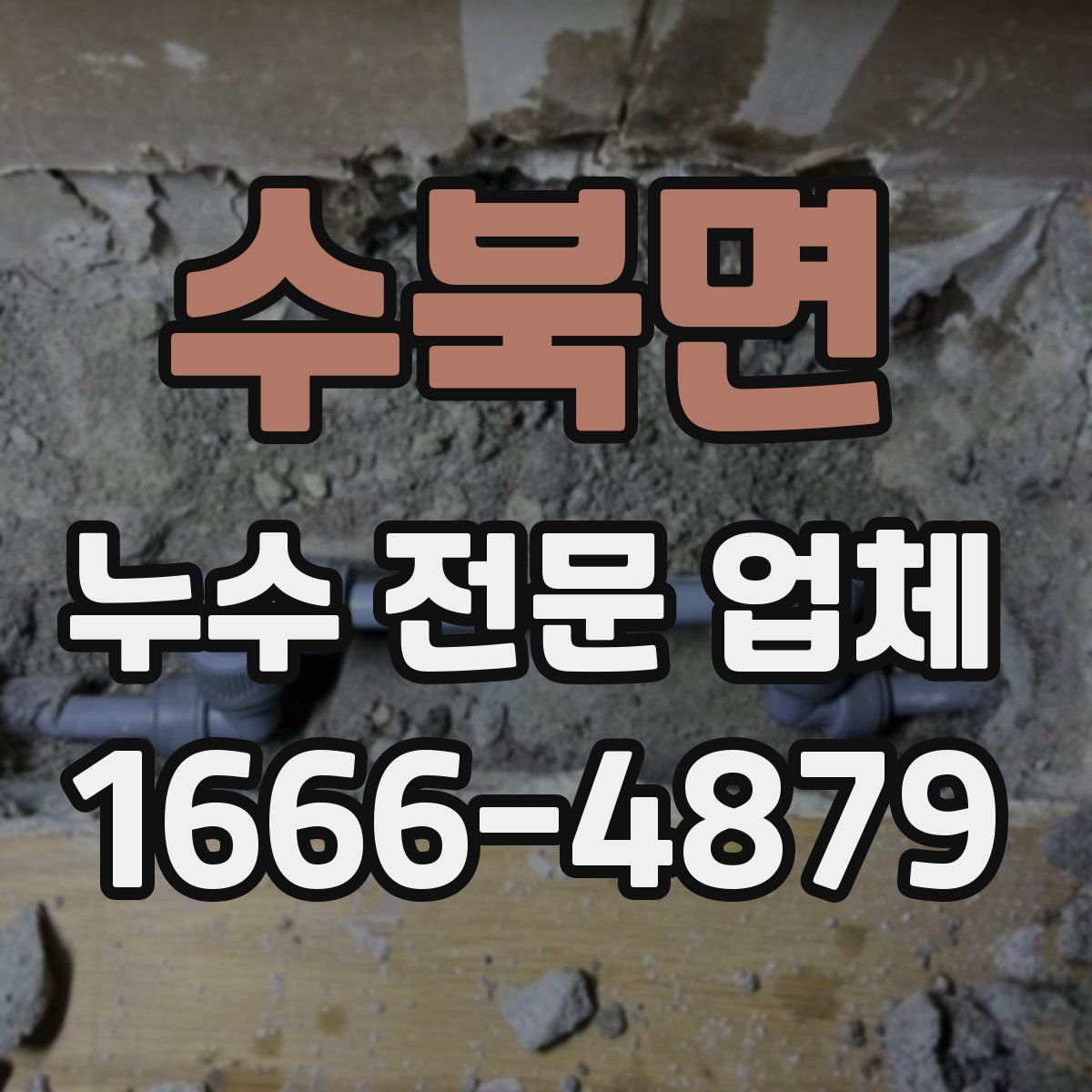 수북면 누수 전문 업체