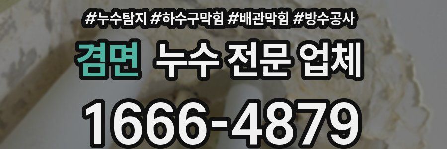 겸면 누수 전문 업체