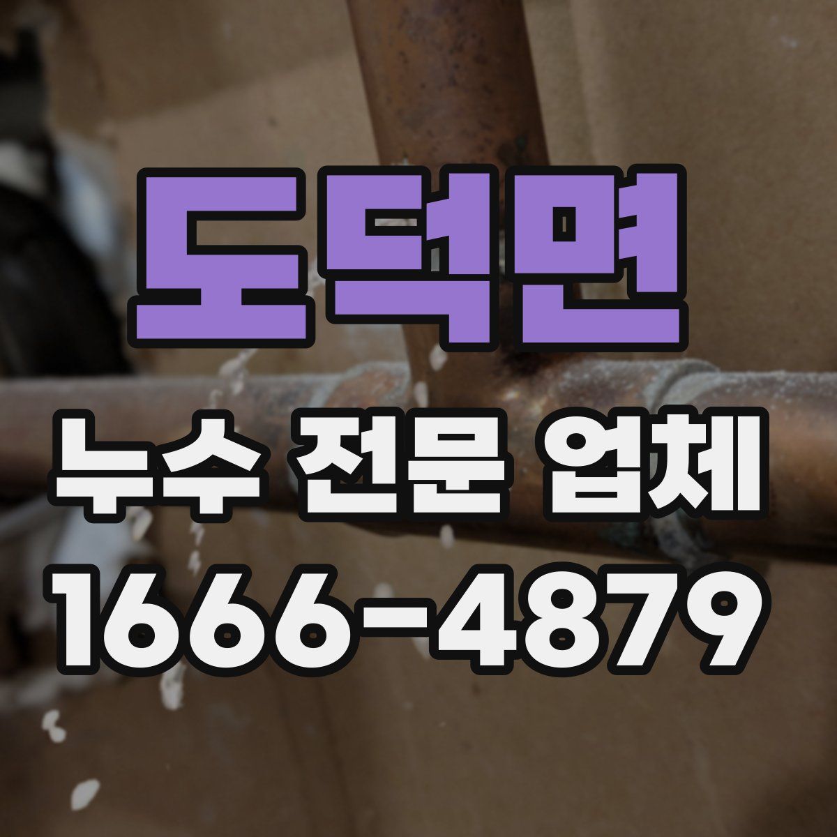도덕면 누수 전문 업체