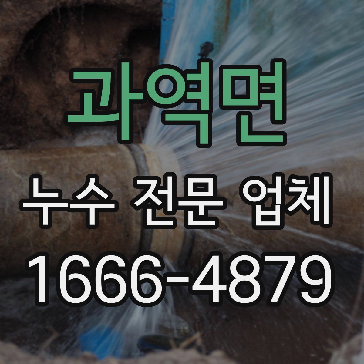 과역면 누수 전문 업체