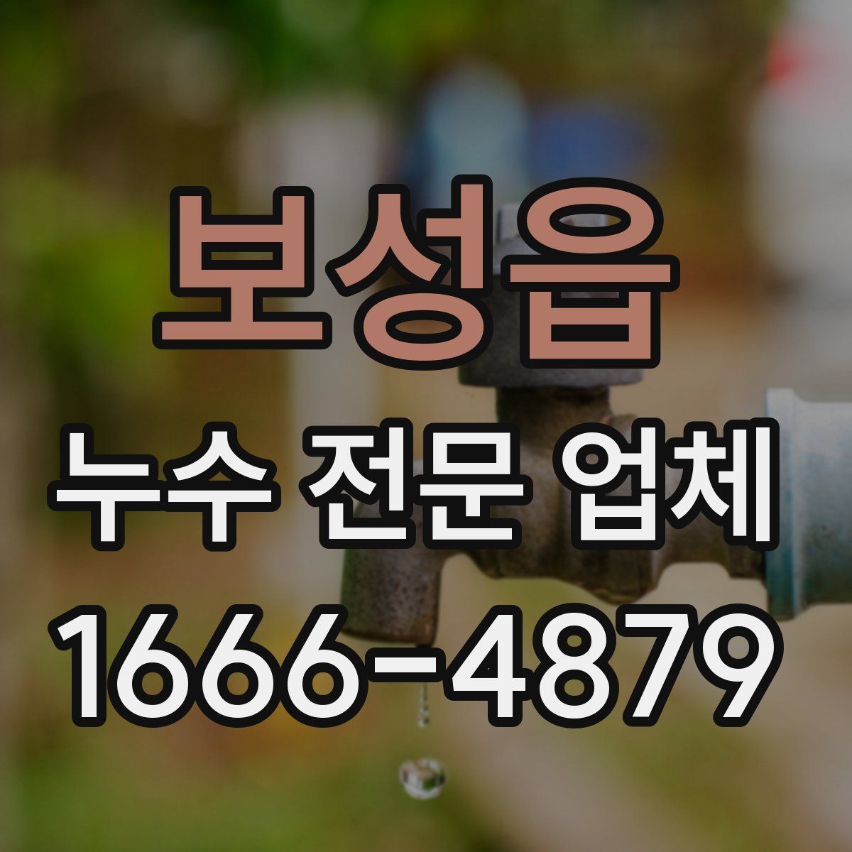 보성읍 누수 전문 업체