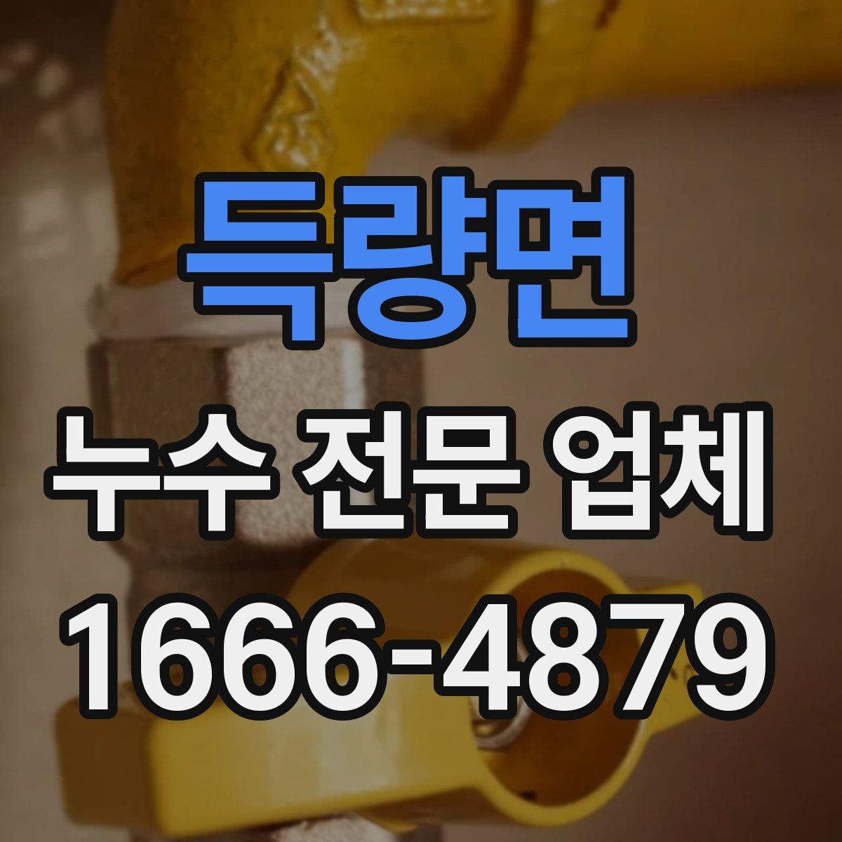 득량면 누수 전문 업체