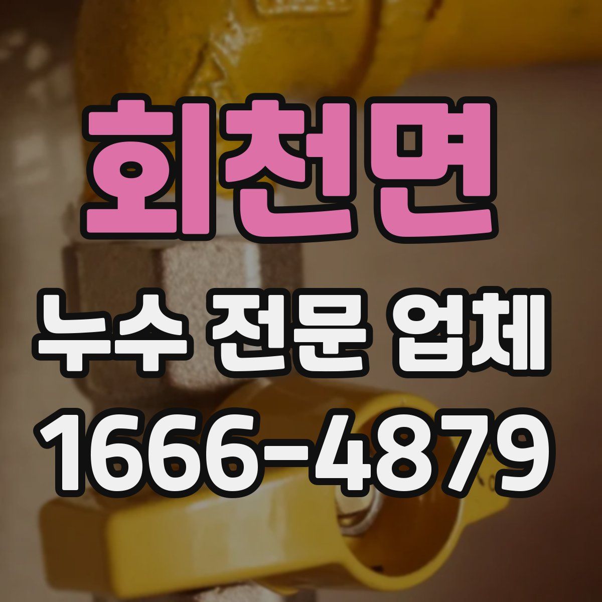 회천면 누수 전문 업체