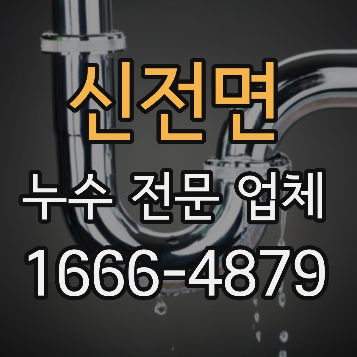 신전면 누수 전문 업체