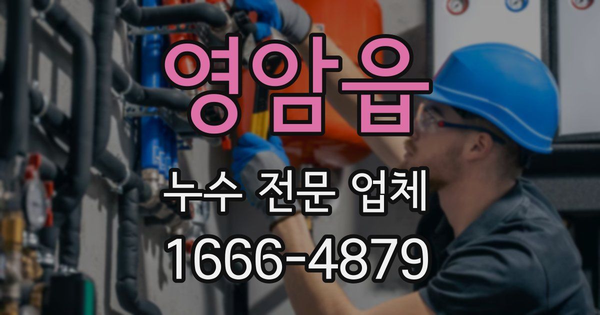 영암읍 누수 전문 업체