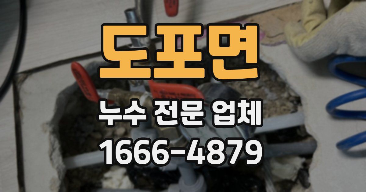 도포면 누수 전문 업체