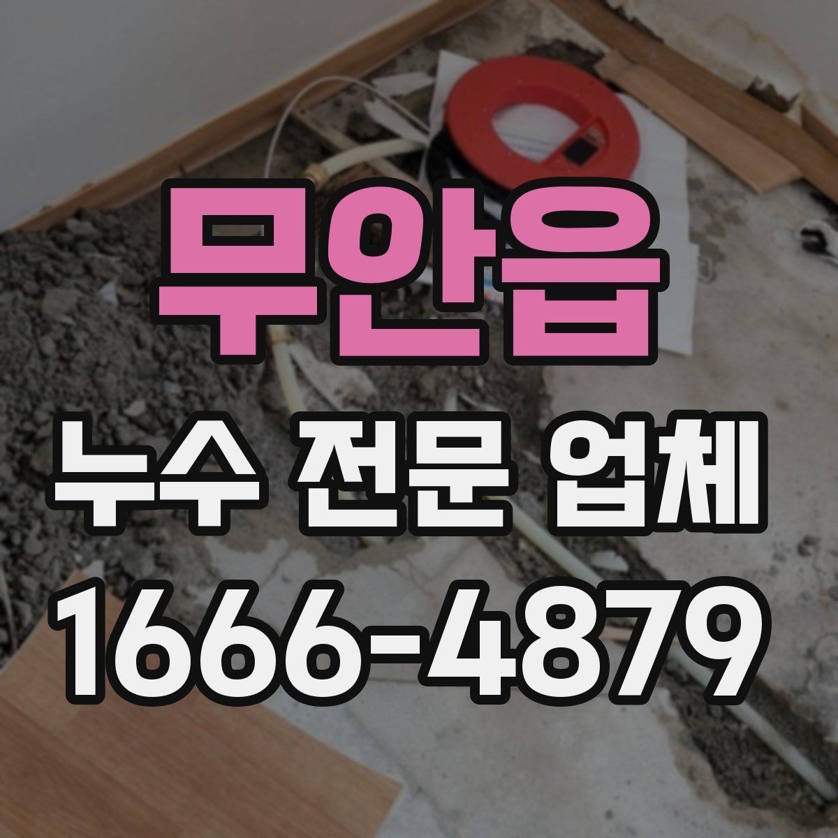 무안읍 누수 전문 업체