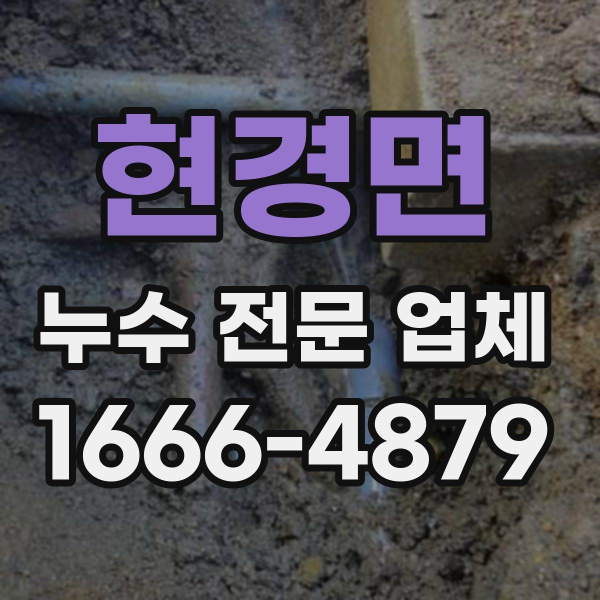 현경면 누수 전문 업체