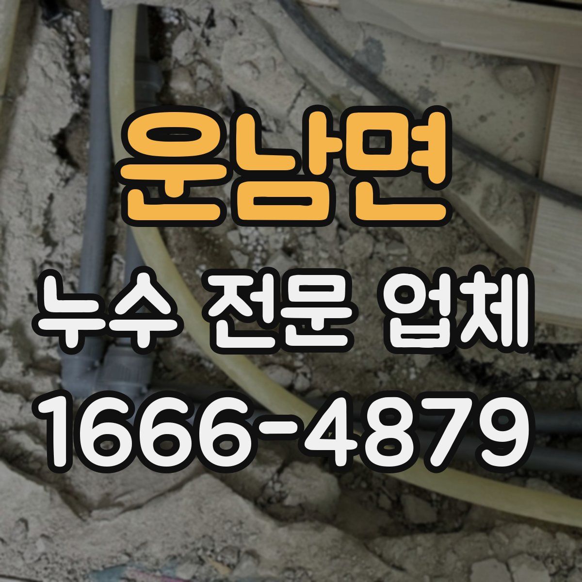운남면 누수 전문 업체