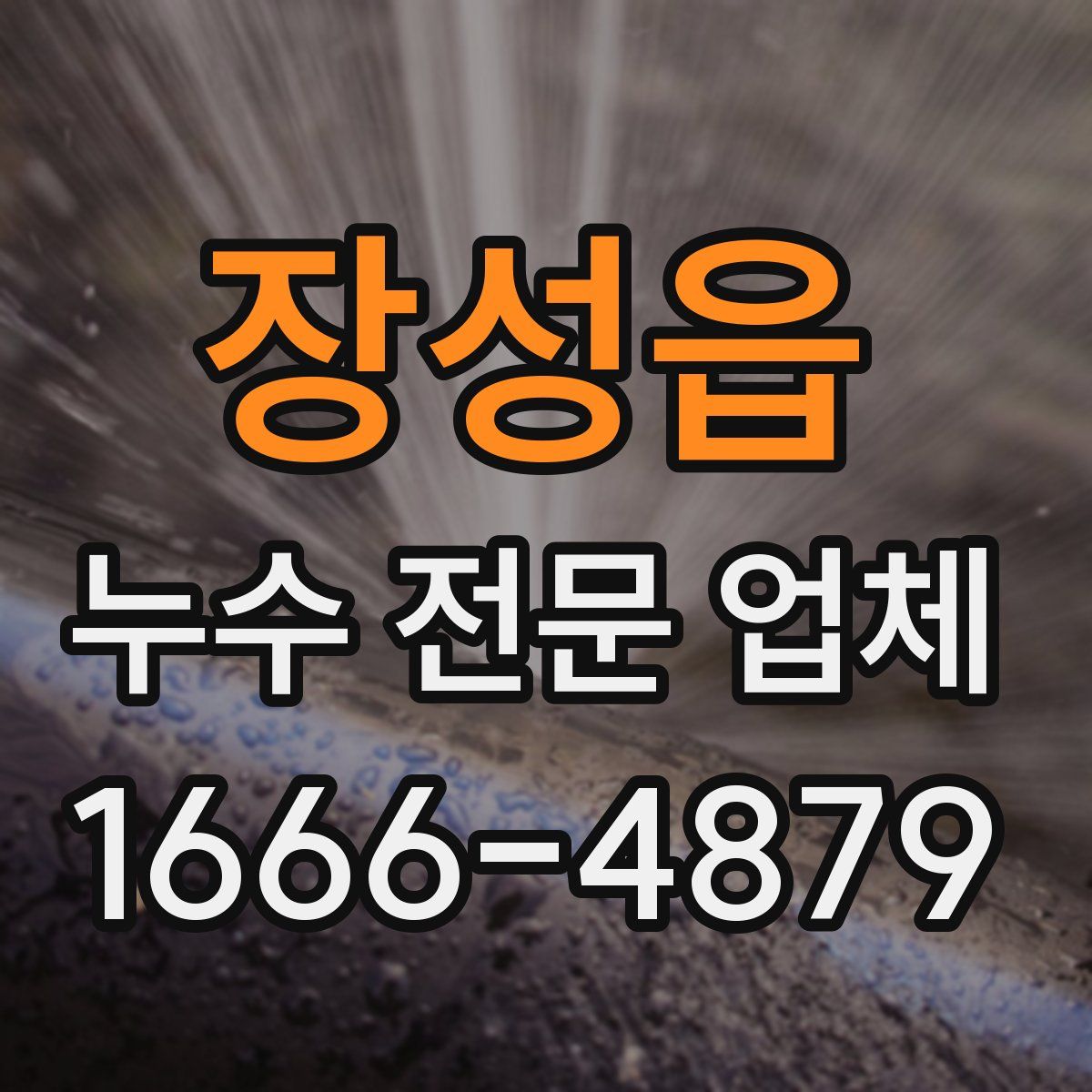 장성읍 누수 전문 업체