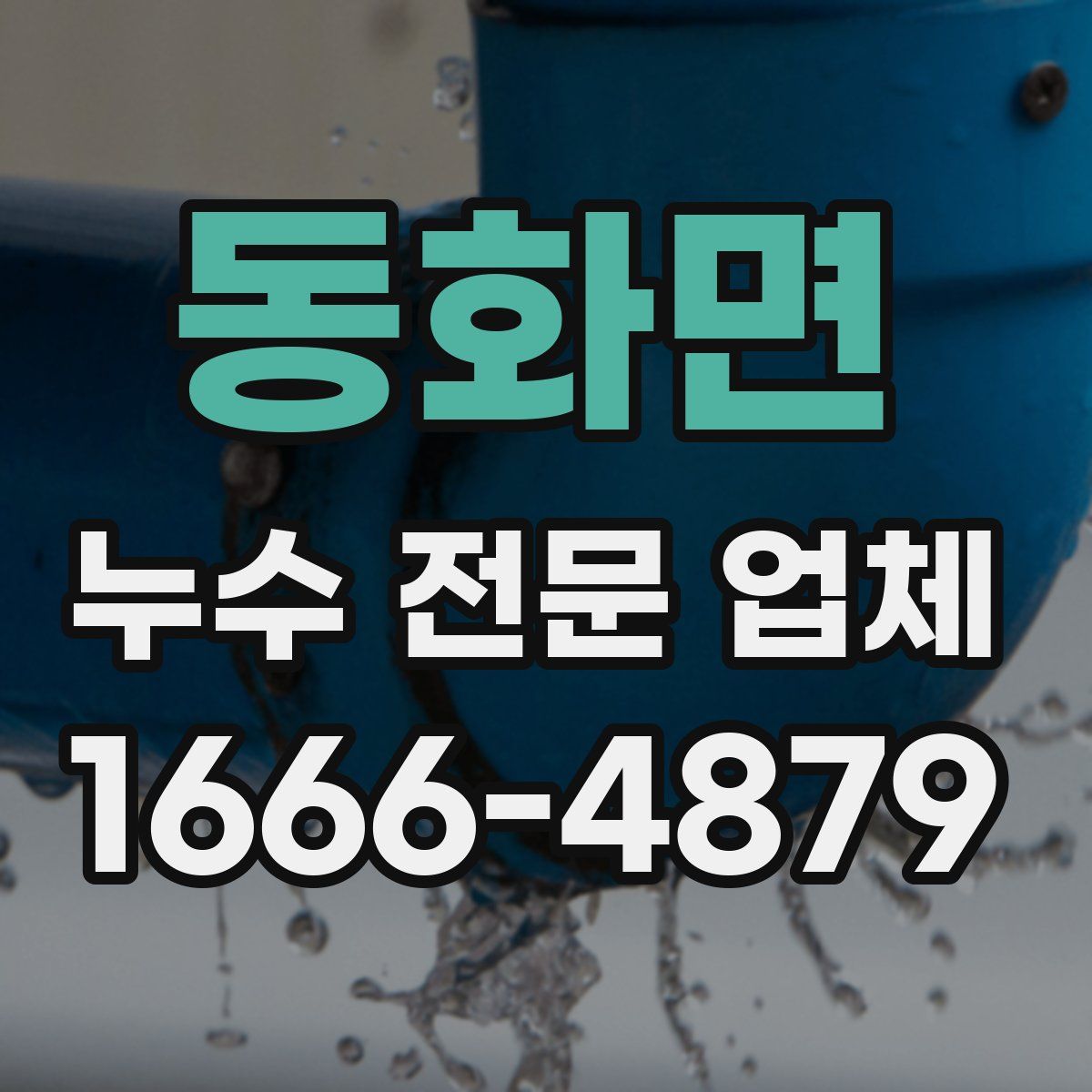 동화면 누수 전문 업체