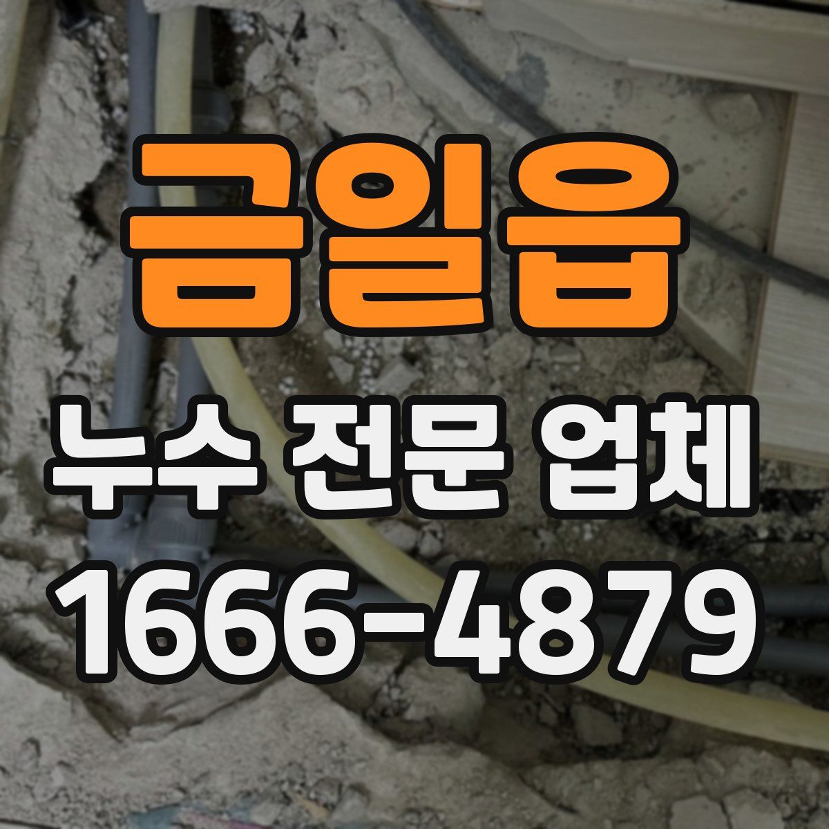 금일읍 누수 전문 업체