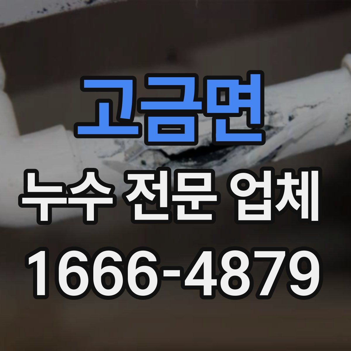 고금면 누수 전문 업체