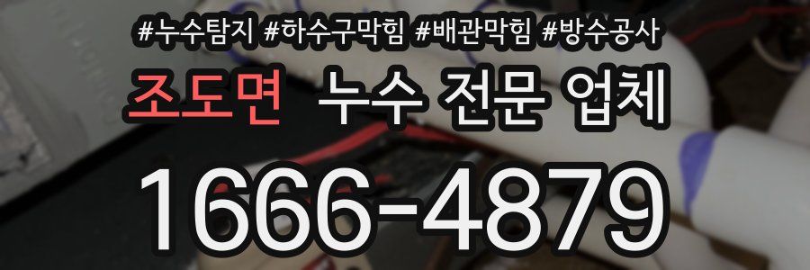 조도면 누수 전문 업체