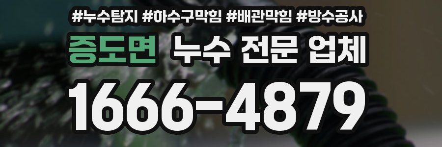 증도면 누수 전문 업체