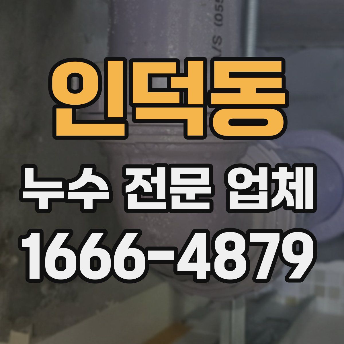 인덕동 누수 전문 업체
