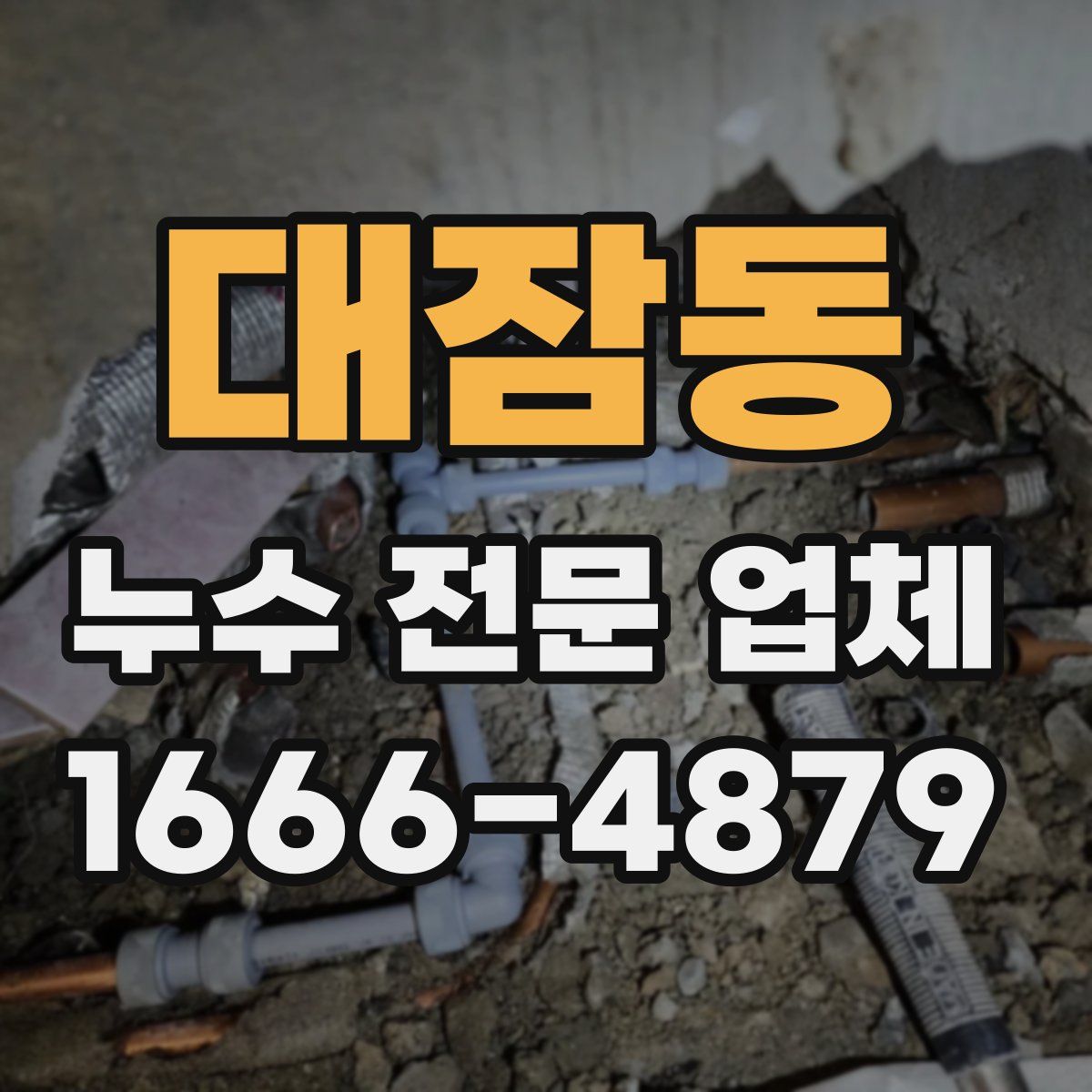 대잠동 누수 전문 업체
