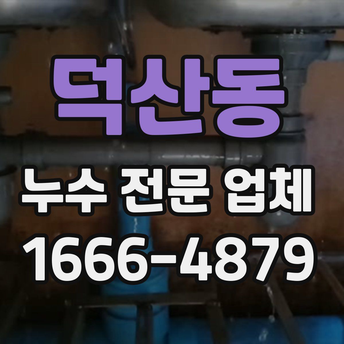 덕산동 누수 전문 업체