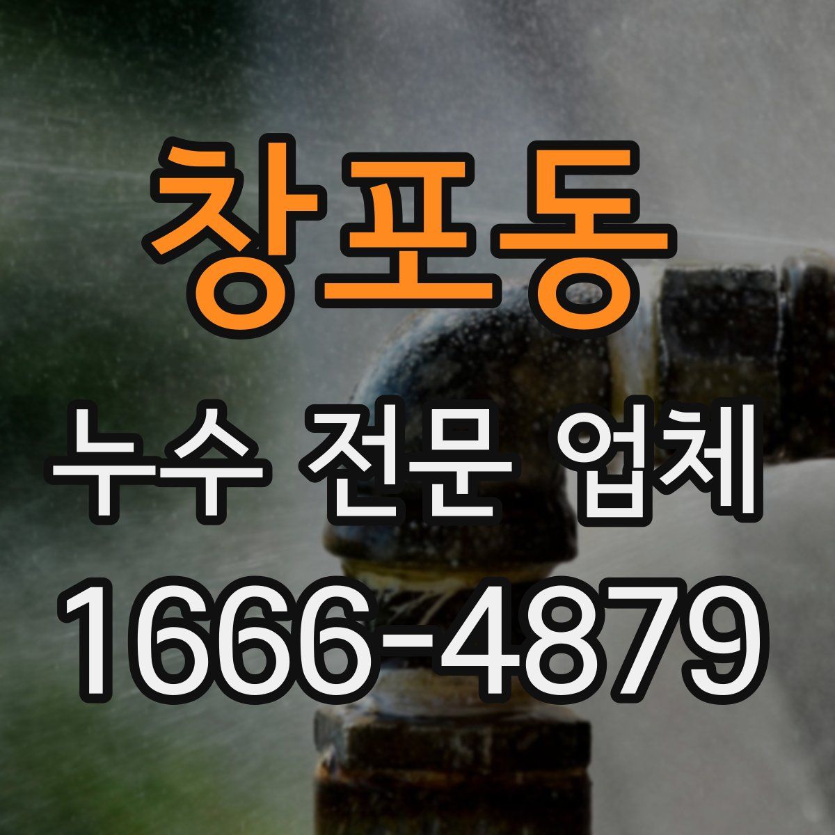 창포동 누수 전문 업체
