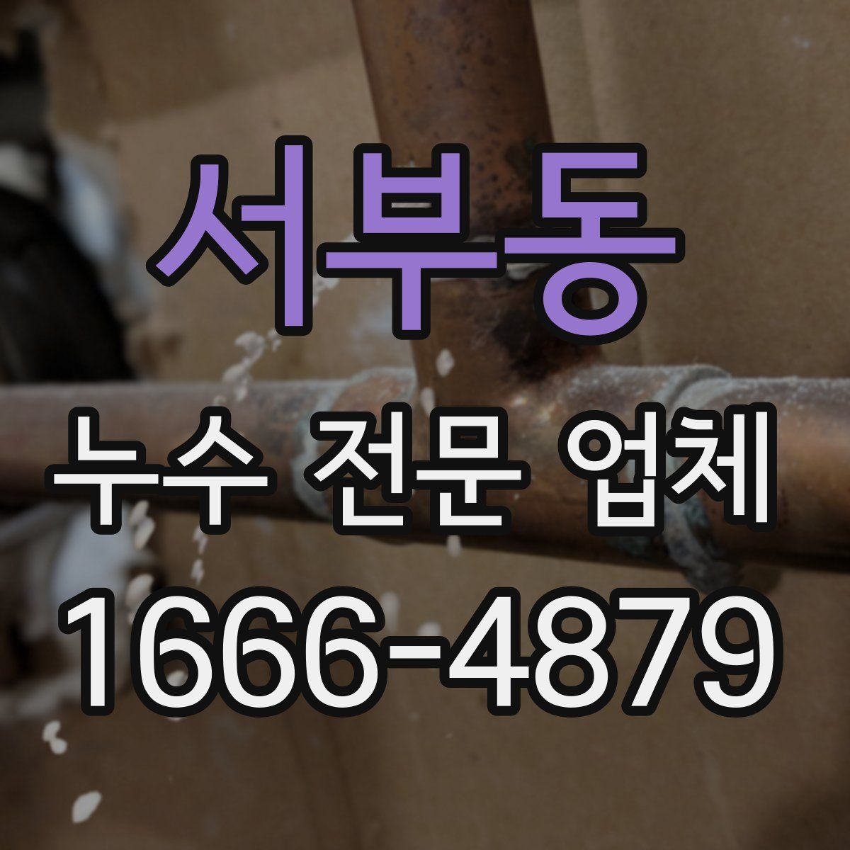 서부동 누수 전문 업체