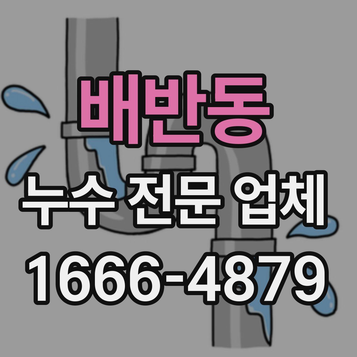 배반동 누수 전문 업체