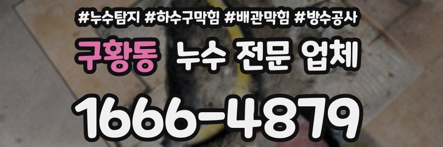 구황동 누수 전문 업체