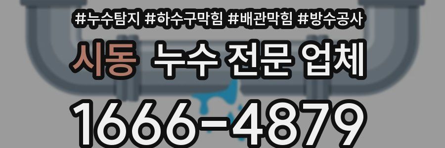시동 누수 전문 업체
