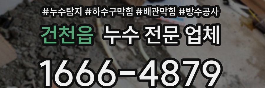 건천읍 누수 전문 업체