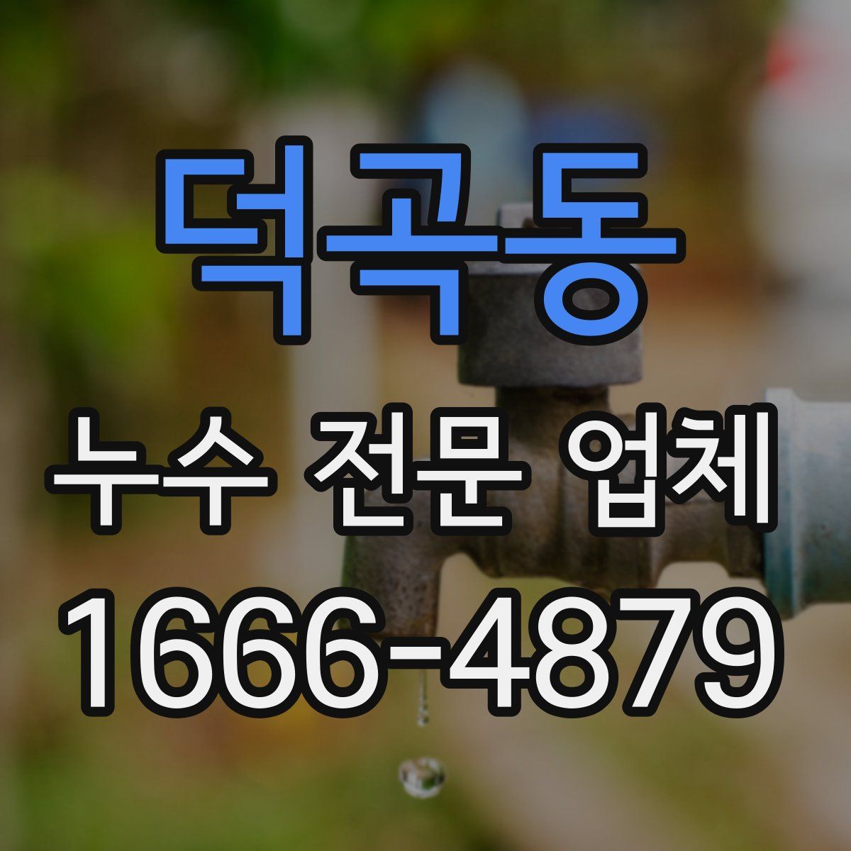 덕곡동 누수 전문 업체