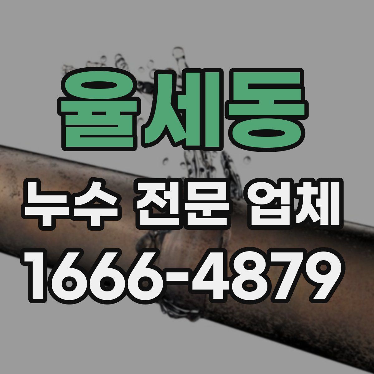 율세동 누수 전문 업체