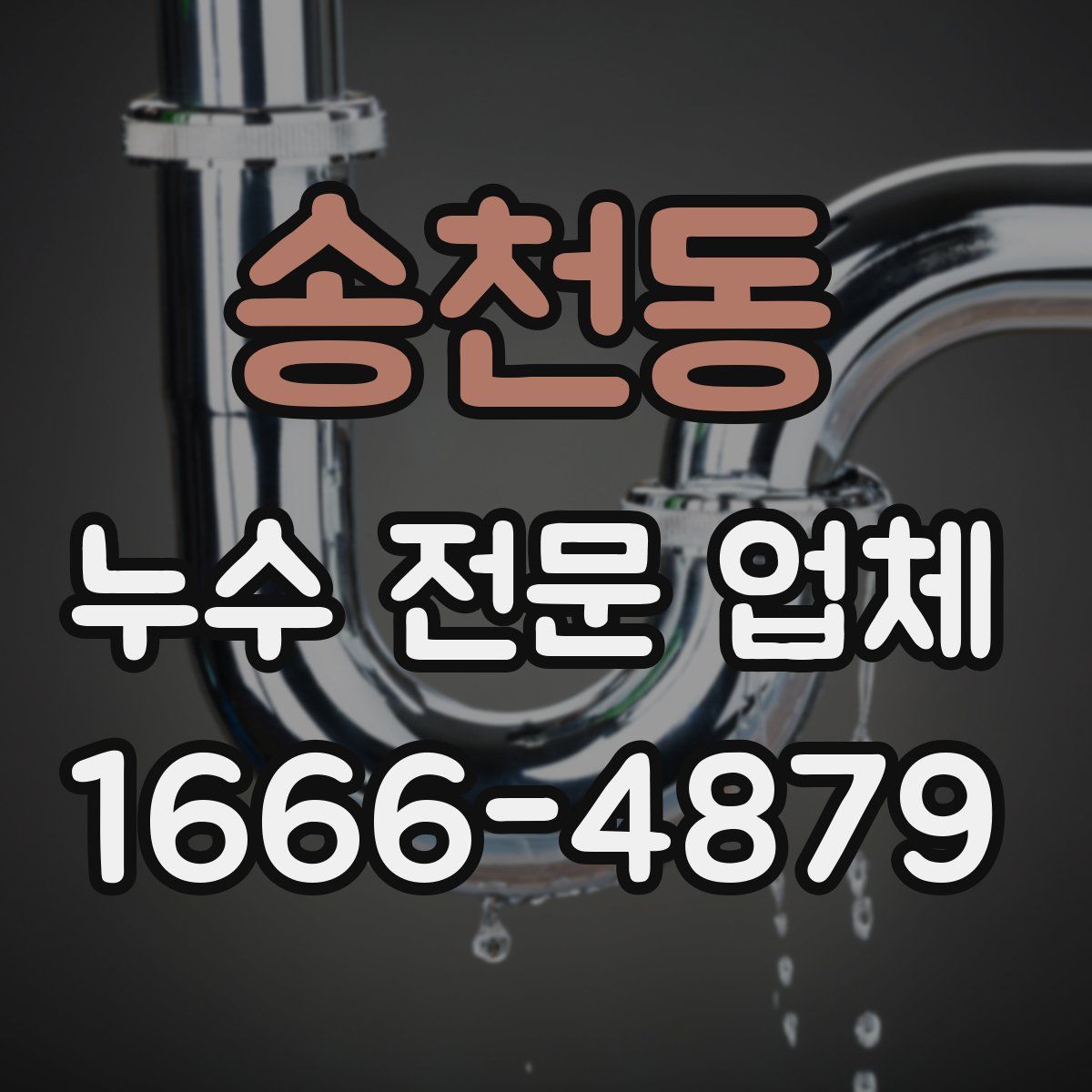 송천동 누수 전문 업체