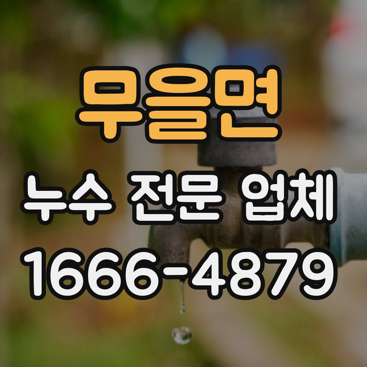 무을면 누수 전문 업체