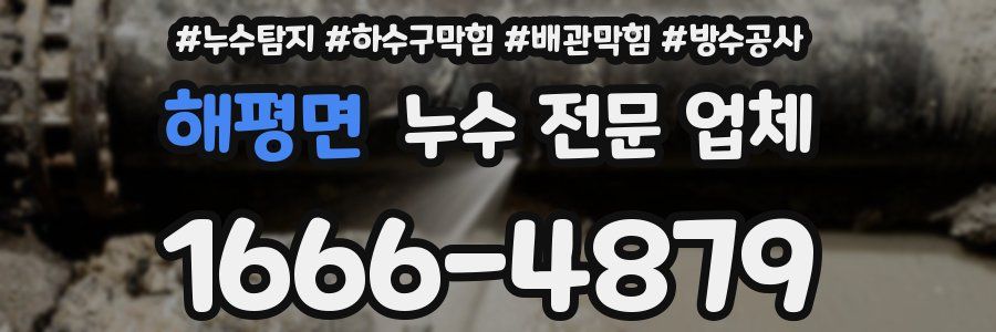 해평면 누수 전문 업체