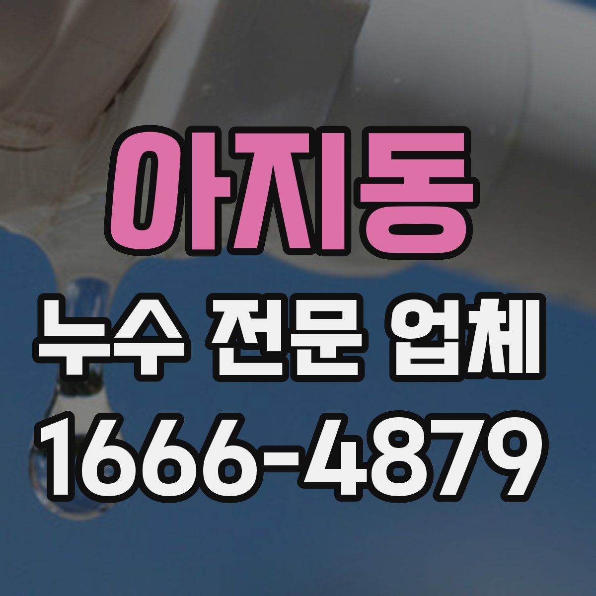 아지동 누수 전문 업체