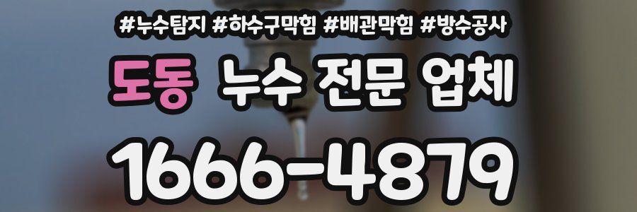 도동 누수 전문 업체