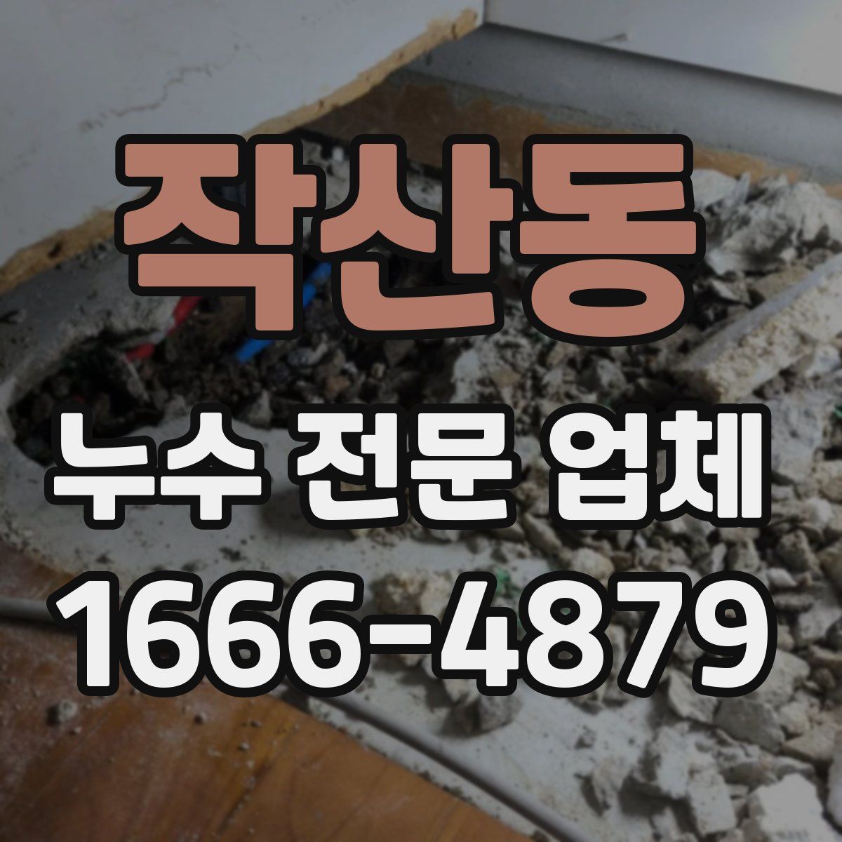 작산동 누수 전문 업체