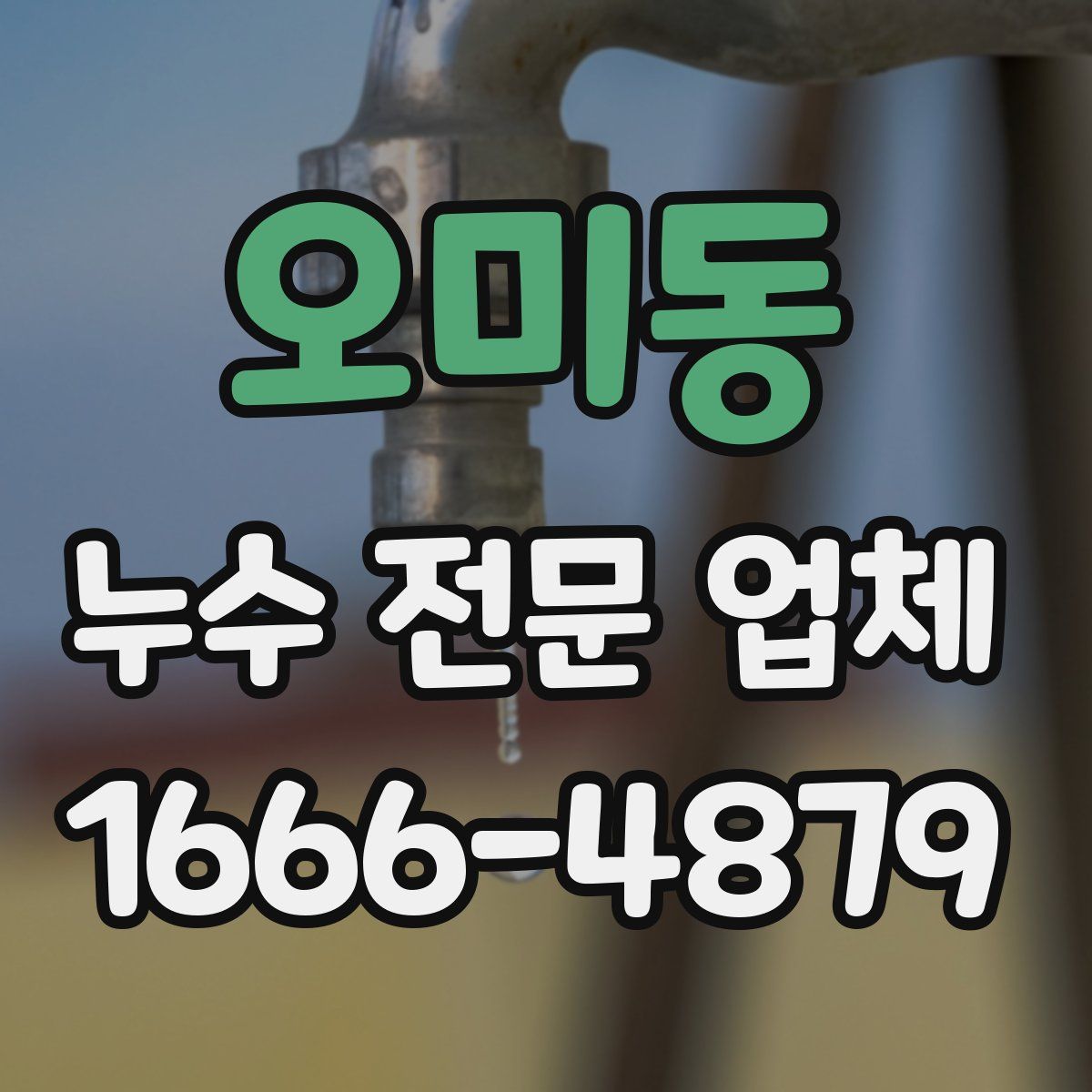 오미동 누수 전문 업체