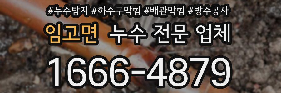 임고면 누수 전문 업체