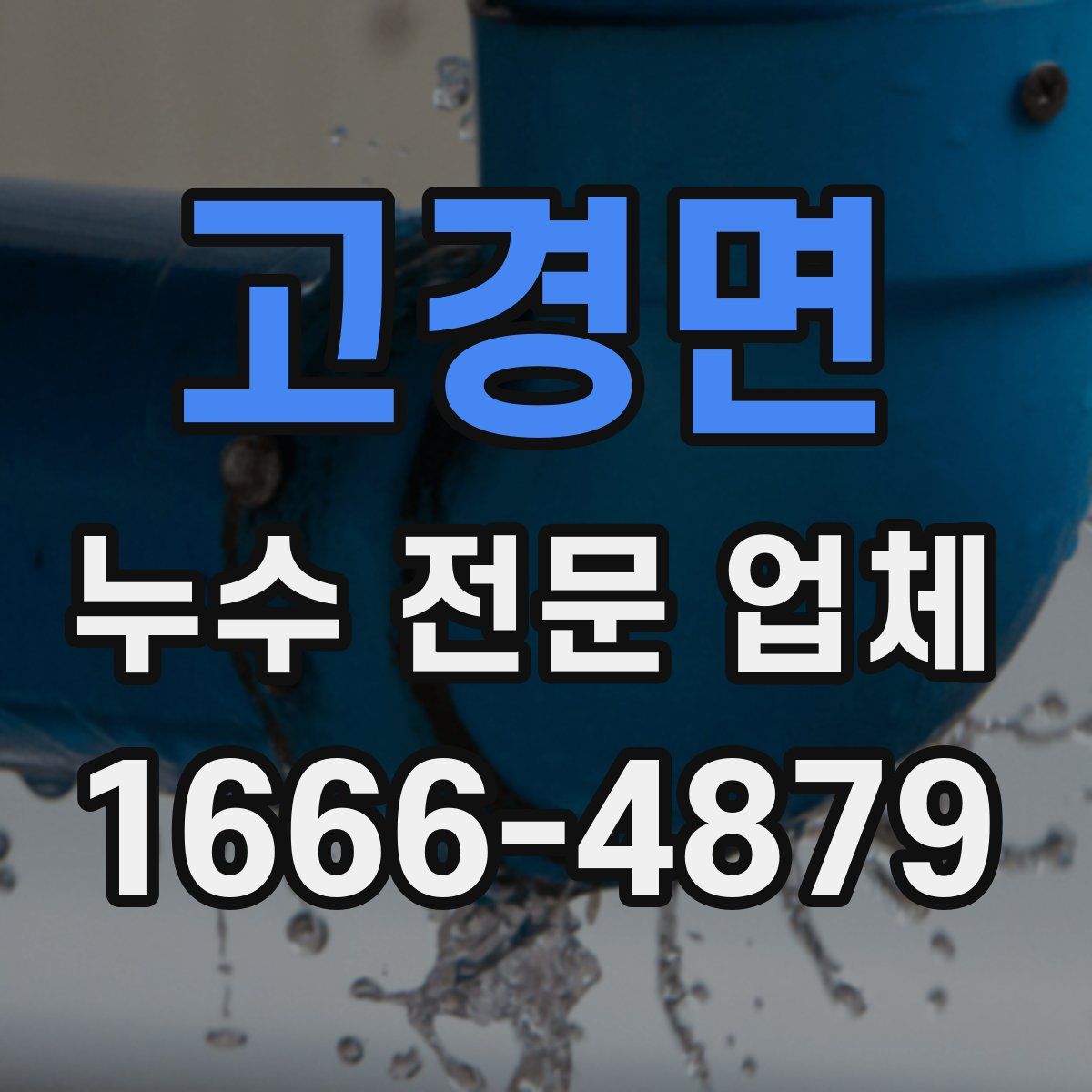 고경면 누수 전문 업체