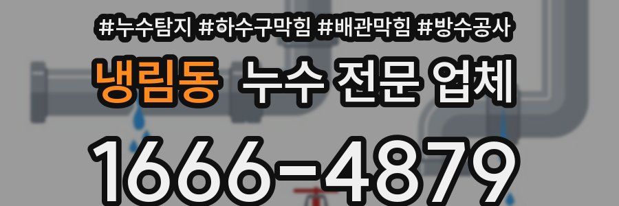 냉림동 누수 전문 업체