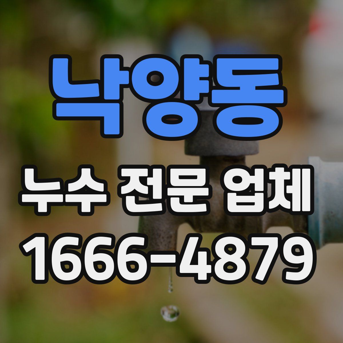 낙양동 누수 전문 업체
