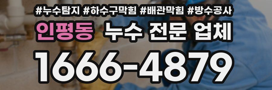 인평동 누수 전문 업체